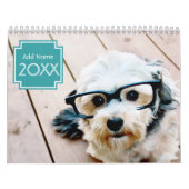 Calendrier 14 Photo Couverture complète - Ajouter vos photos (Protection)