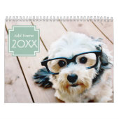 Calendrier 14 Photo Couverture complète - Art Déco Nom Mint (Protection)