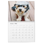 Calendrier 14 Photo Couverture complète - Art Déco Nom Mint (Jan 2026)
