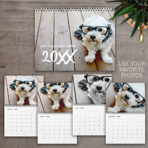 Calendrier 14 Photo - Couverture de type fantaisiste