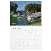 Calendrier 14 photos of French ports (Jan 2026)