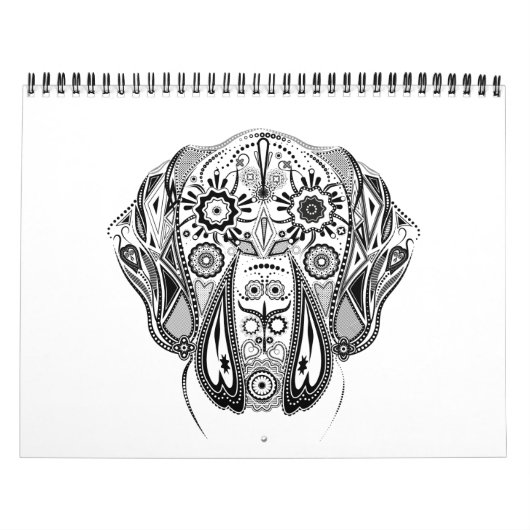 Calendrier 15 Mois Grand Dane calender (Protection)