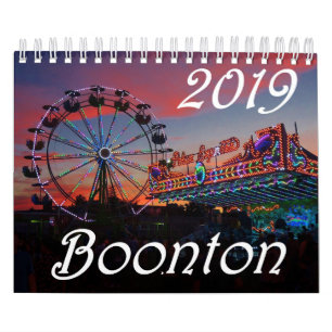 Calendrier 15-Month du New Jersey 2019 de Boonton