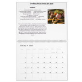 Calendrier 15 Month Recipe Calendar (Jan 2027)
