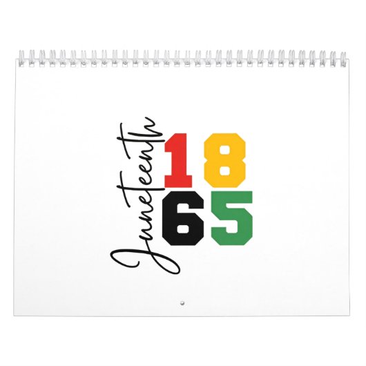 Calendrier 1865 Le Véritable Jour de l'Indépendance (Protection)