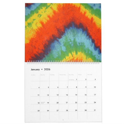 Calendrier 1 d'arrière - plan (Jan 2026)