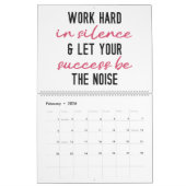 Calendrier 1 Powerful Woman in The Making Motivation Goals (Feb 2026)