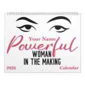 Calendrier 1 Powerful Woman in The Making Motivation Goals (Protection)