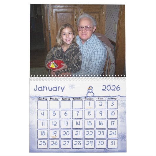 Calendrier 2007 de famille de canon (Jan 2026)