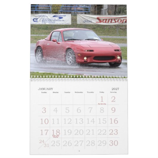 Calendrier 2008 (Jan 2027)