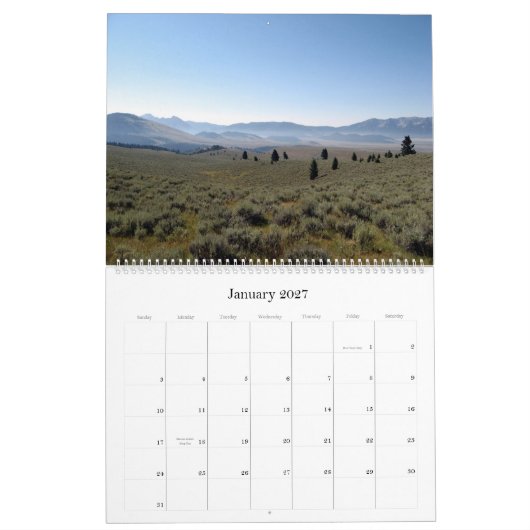 Calendrier 2008 du Montana - customisé (Jan 2027)
