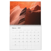 Calendrier 2009 de canyon d'antilope (Feb 2027)