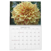 Calendrier 2009 de dahlia (Feb 2027)
