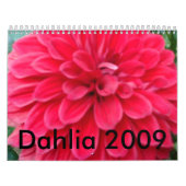 Calendrier 2009 de dahlia (Protection)
