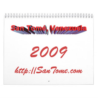 Calendrier 2009 de San Tome