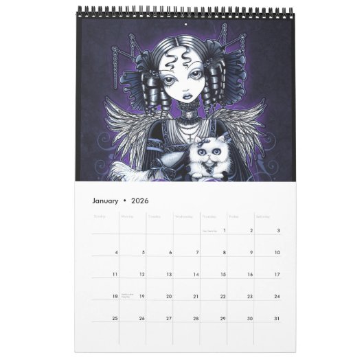 Calendrier 2010-2011 d'art de Myka Jelina (Jan 2026)