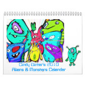 Calendrier 2010 d'alien et de monstre par Cindy (Protection)