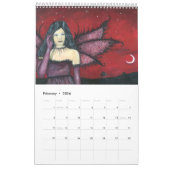 Calendrier 2010 d'art d'imaginaire de Linzi Sayles (Feb 2026)