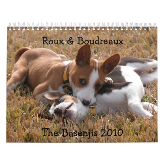 Calendrier 2010 de Basenji de photographie de (Protection)