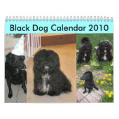 Calendrier 2010 de chien noir (Protection)
