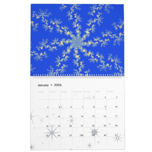 Calendrier 2010 de fractale 2 (Jan 2026)