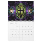 calendrier 2010 de fractale d'apophysis (Feb 2027)