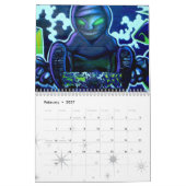 Calendrier 2010 de graffiti (Feb 2027)