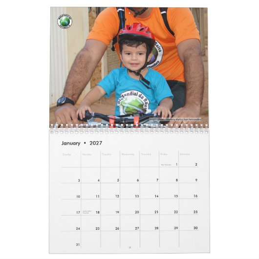 Calendrier 2010 de jour de rage du monde (Jan 2027)