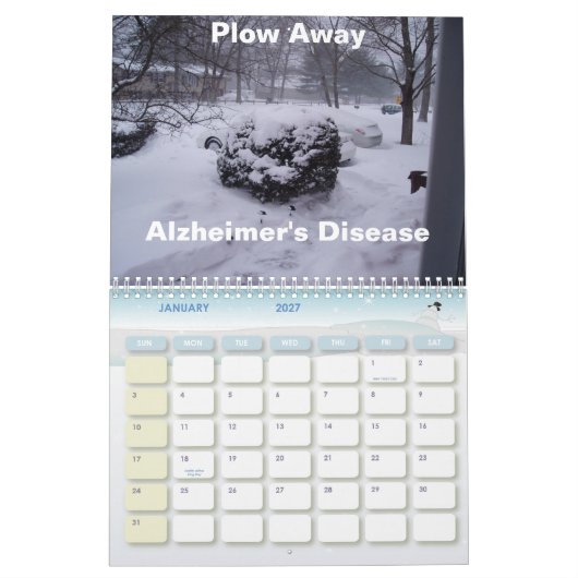 Calendrier 2010 de la conscience d'Alzheimer… (Jan 2027)