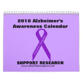 Calendrier 2010 de la conscience d'Alzheimer… (Protection)