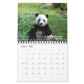 Calendrier 2010 de panda (Mar 2027)