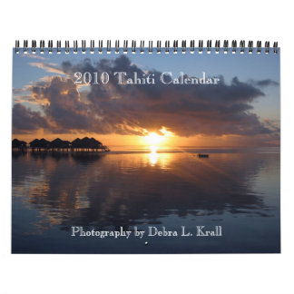 Calendrier 2010 du Tahiti