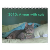 Calendrier 2010 : Une année avec des chats (Protection)