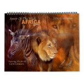 Calendrier 2011 d'art de l'Afrique (Protection)
