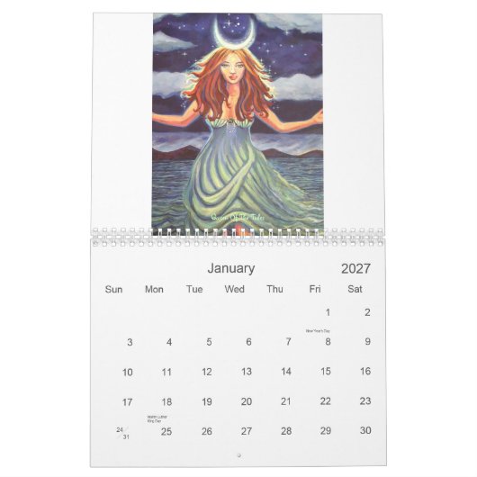 Calendrier 2011 d'art d'imaginaire par art de (Jan 2027)