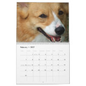 Calendrier 2011 de corgi de Gallois de Pembroke (Feb 2027)