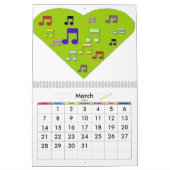 Calendrier 2011 de musique (Mar 2027)