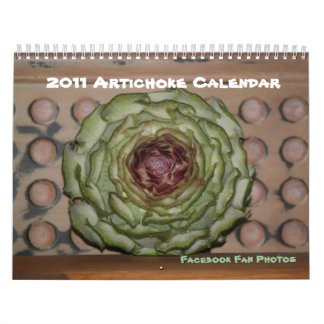 Calendrier 2011 de photo d'artichaut