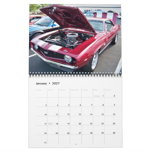 Calendrier 2011 des Muscles lourds Chevy (Jan 2027)