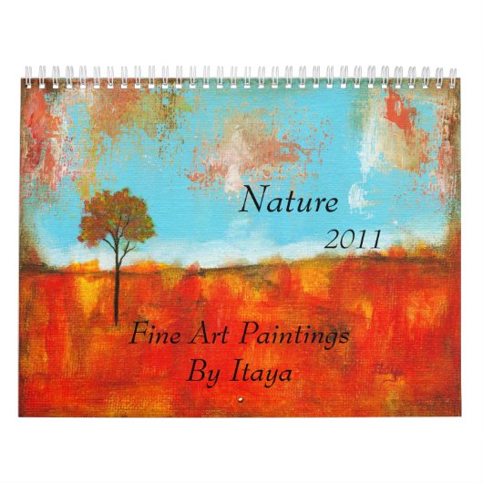 Calendrier 2011 peintures de beaux-arts de nature de (Protection)