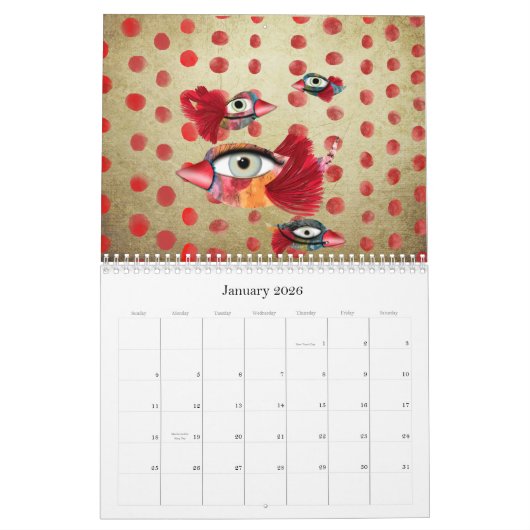 Calendrier 2011 Transparence et couleur fantasques (Jan 2026)