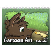 Calendrier 2012 d'art de bande dessinée (Protection)