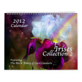 Calendrier 2012 d'art de la collection 2 d'iris (Protection)