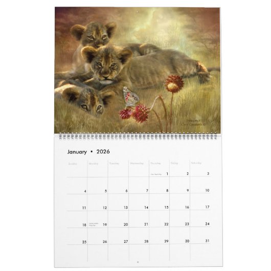 Calendrier 2012 d'art de l'Afrique (Jan 2026)