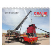 calendrier 2012 de Crane Service, Inc (Protection)