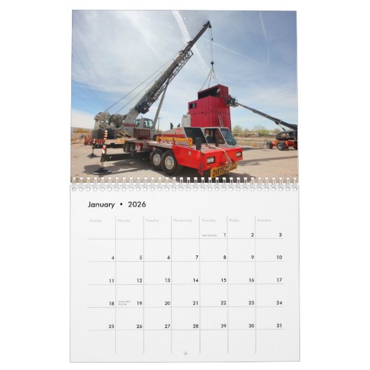 calendrier 2012 de Crane Service, Inc (Jan 2026)
