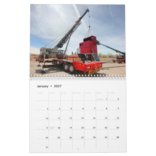calendrier 2012 de Crane Service, Inc (Jan 2027)