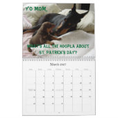 Calendrier 2012 de dobermann (Mar 2027)