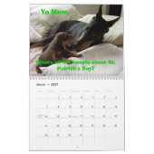 Calendrier 2012 de dobermann encore (Mar 2027)