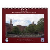 Calendrier 2012 de faucon pérégrin de Rochester (Protection)